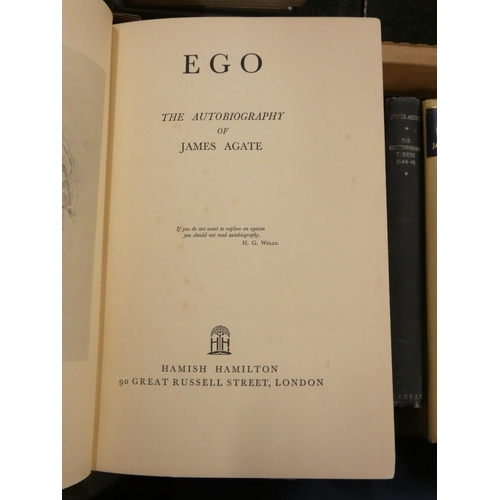 249 - AGATE JAMES.  Ego, vols. 1 to 9. Varying cond., some in d.w's. Vol. 4 signed by the author; also 12 ... 