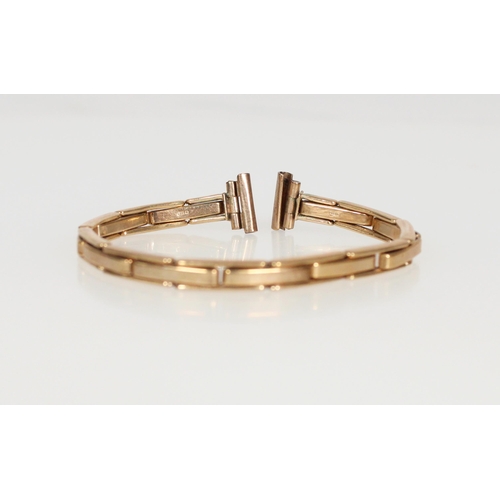 577 - 9ct gold watch expander bracelet, 7.6g.