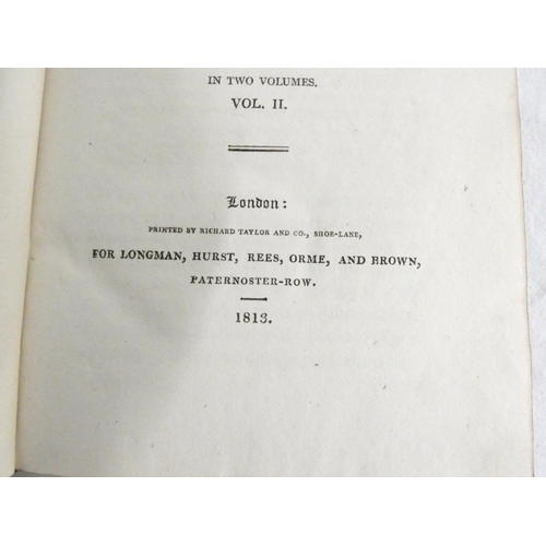 301 - CLARKSON THOMAS.  Memoirs of the Private and Public Life of William Penn. 2 vols. Half tit... 