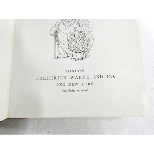 56A - POTTER BEATRIX.  The Tale of Mr Jeremy Fisher. Nice copy in red brds. with vignette. ... 