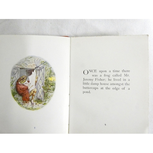 56A - POTTER BEATRIX.  The Tale of Mr Jeremy Fisher. Nice copy in red brds. with vignette. ... 