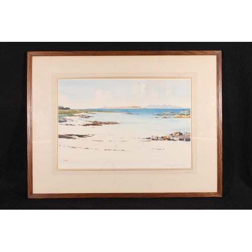 512 - MARY HOLDEN BIRD (Scottish 1900-1978), Island Sunlight, print, pencil signed lower right, 32cm x 51c... 