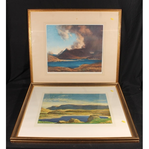 518 - SIR DAVID YOUNG CAMERON ARSA RSW RA RSA (Scottish 1865-1945), The Blue Pool, print, pencil signed lo... 