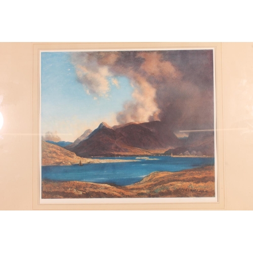 518 - SIR DAVID YOUNG CAMERON ARSA RSW RA RSA (Scottish 1865-1945), The Blue Pool, print, pencil signed lo... 