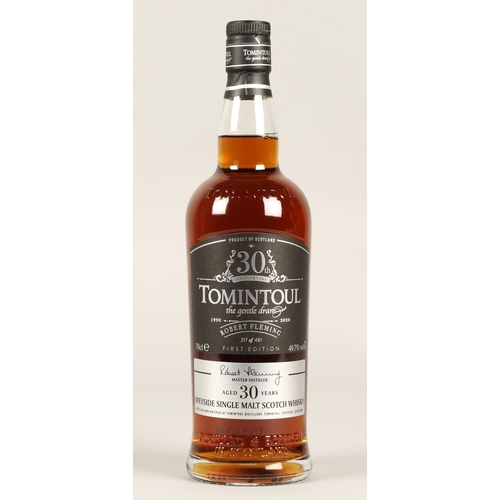 261 - Tomintoul Limited First Edition The Robert Fleming Anniversary 30 years old Speyside single malt sco... 