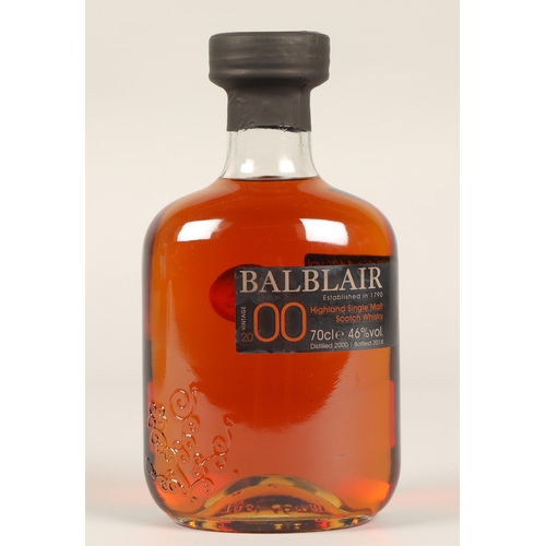 262 - Balblair 2000 2nd Release non chill filtered Highland single malt scotch whisky, Distilled 2000, Bot... 