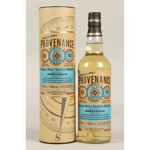 267 - Douglas Laing's Provenance Islay Region single cask 10 years old single malt scotch whisky, Distille... 