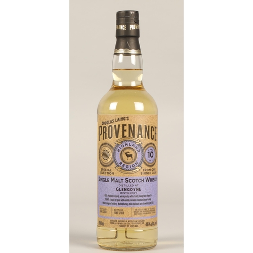 268 - Douglas Laing's Provenance Highland Region single cask 10 years old single malt scotch whisky, Disti... 