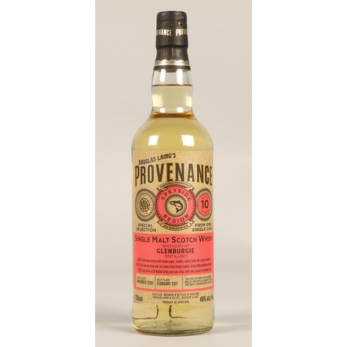 269 - Douglas Laing's Provenance Speyside Region single cask 10 years old single malt scotch whisky, Disti... 