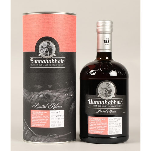 272 - Bunnahabhain French Brandy Cask Finish Limited Release Islay single malt scotch whisky, Bottle No 17... 