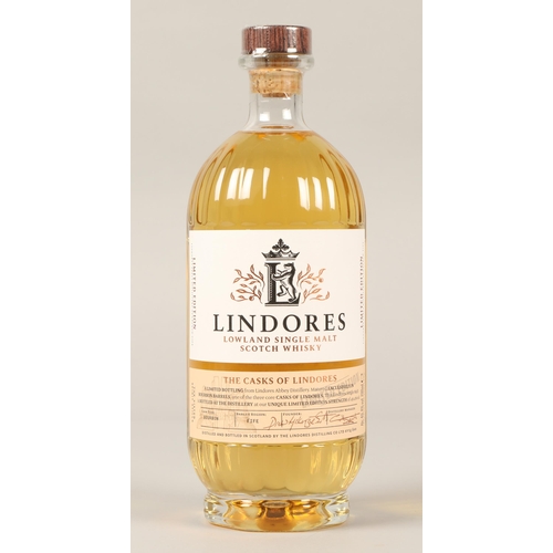 275 - The Casks of Lindores Lowland bourbon cask single malt scotch whisky, Limited bottling, 700ml, 49.4%... 