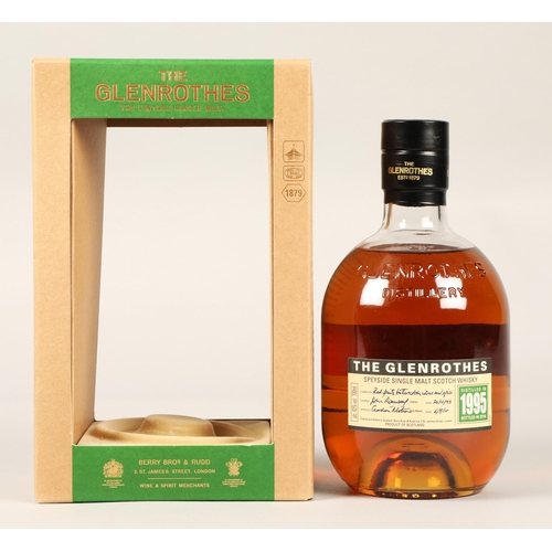 282 - The Glenrothes 1995 Speyside single malt scotch whisky, Distilled in 1995, Bottled in 2016, 700ml, 4... 