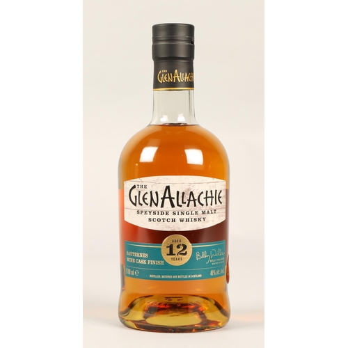 300 - The GlenAllachie Wine Series Sauternes Wine Cask Finish 12 years old Speyside single malt scotch whi... 