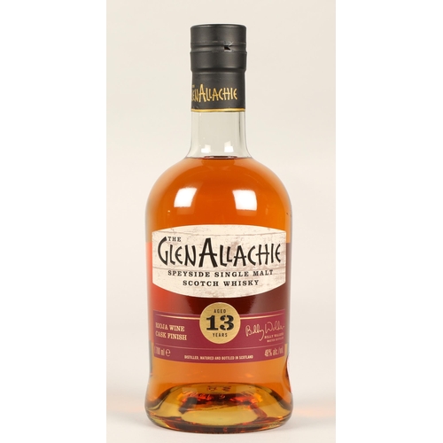 301 - The GlenAllachie Wine Series Rioja Wine Cask Finish 13 years old Speyside single malt scotch whisky,... 