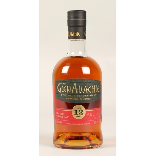 303 - The GlenAllachie Virgin Oak Series Spanish Oak Finish Limited Edition 12 years old Speyside single m... 