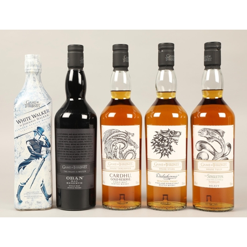 310 - Set of Ten Bottles of Game of Thrones Limited Edition highland single malt scotch whisky, Comprising... 