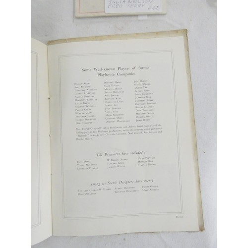 275 - Theatre Programmes & Ephemera.  A bound vol. of London theatre programmes with cast lists, illus... 