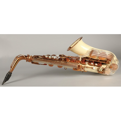 209 - Grafton acrylic alto saxophone, inscribed on the plastic guard John E Dallas & Sons Ltd, Sole Di... 