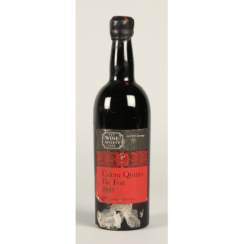 352 - Calem Quinta Da Foz Port 1960, with wax seal cork, No ABV to label.