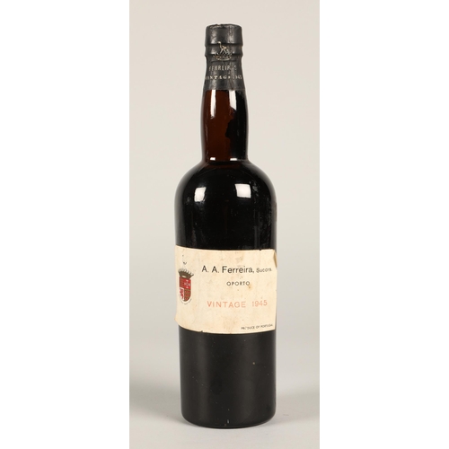 353 - Bottle of A.A. Ferreira 1945 vintage port, No ABV