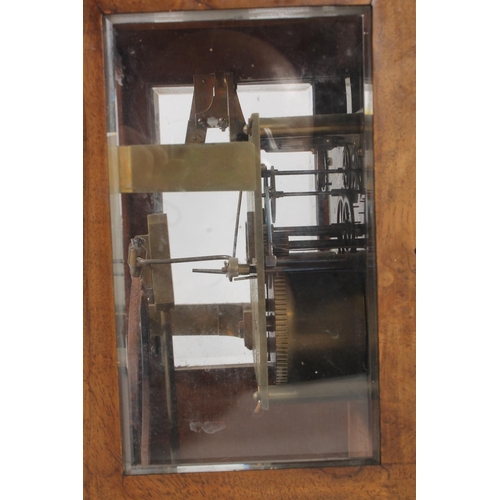 3 - James Aitchison of Edinburgh oak cased mantel clock, 31cm high.