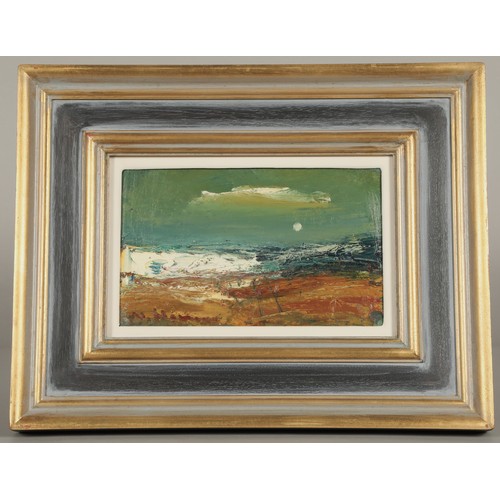 481 - Nael Hanna (Scottish / Iraqi born 1959) Scottish Summer 2018Framed oil on boardsigned17cm x 27cm ARR... 