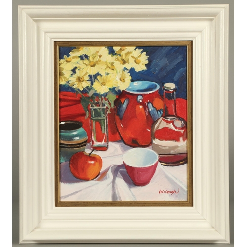 517 - Frank Colclough (Scottish 1941-2023)ARR'Chrysanthemum'Framed oil on canvas, signed29cm x 24cm... 