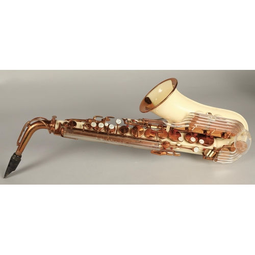 209 - Grafton acrylic alto saxophone, inscribed on the plastic guard John E Dallas & Sons Ltd, Sole Di... 