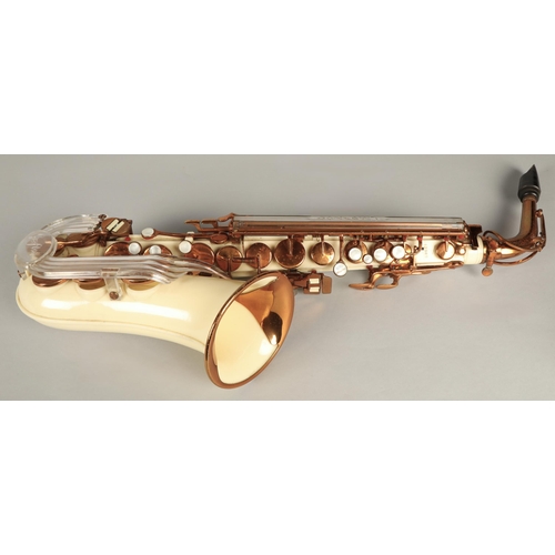 209 - Grafton acrylic alto saxophone, inscribed on the plastic guard John E Dallas & Sons Ltd, Sole Di... 