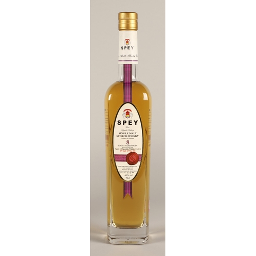 237 - Spey 8 years old limited edition single cask single malt scotch whisky, Bottled for the Spirit of Sp... 