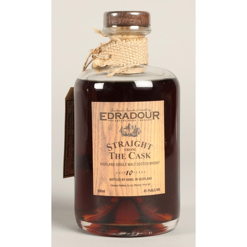 326 - Eradour Straight From The Cask 10 years old highland single malt scotch whisky, Matured in a sherry ... 