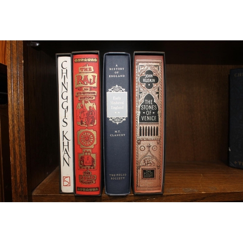 127 - Four Folio Society books including The Stones of Venice, etc.