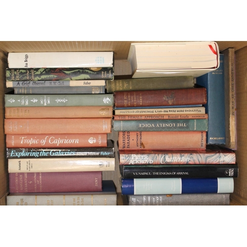 135 - Three boxes of fiction and non fiction books.