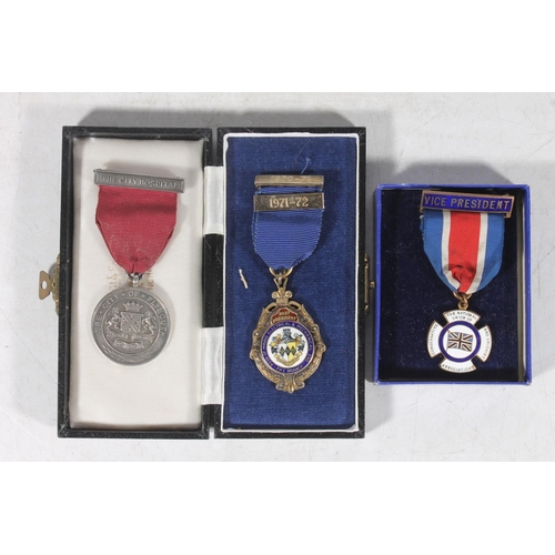 213 - Silver and enamel Association of Mining Electrical and Mechanical Engineers Fife Branch past preside... 