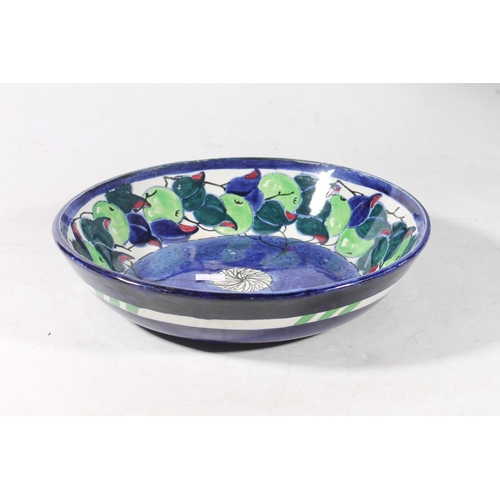 63 - Scottish pottery bowl, 27cm wide.