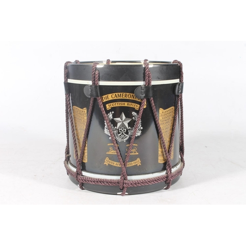 99 - Cameroonians Scottish Rifles ice bucket in the form of a drum.