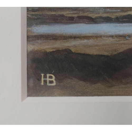 20 - Hugh Bryden (British, Contemporary)Dark Rocks IIMonogrammed, acrylic, 30cm x 40cm.  ARR... 