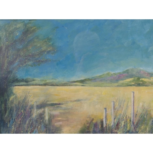 28 - June Marchbank (British, Contemporary) MerseheadSigned, acrylic, 40cm x 50cm.  ARR... 