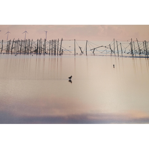 31 - Roger Lever (British, Contemporary)Breakfast at Dawn on the SolwaySigned and dated '22, photograph o... 