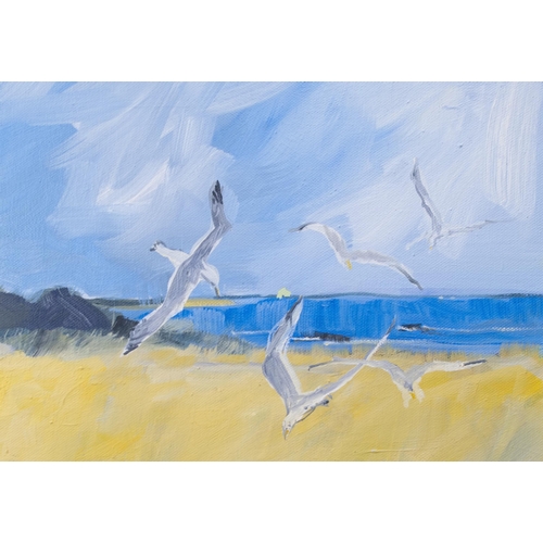 6 - Sheena McCurrach (British, Contemporary)Gulls, CarrickSigned, acrylic, 80cm x 60cm.  ARR... 