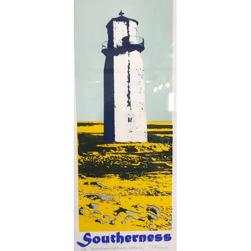 36 - Julia Baines (British, Contemporary)Southerness LighthouseSigned, screenprint.... 