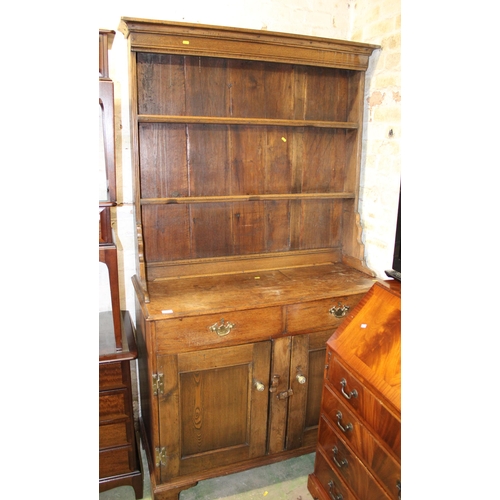 780 - Stained pine dresser.