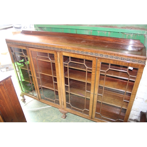 790 - Astragal glazed display cabinet, 125cm high.