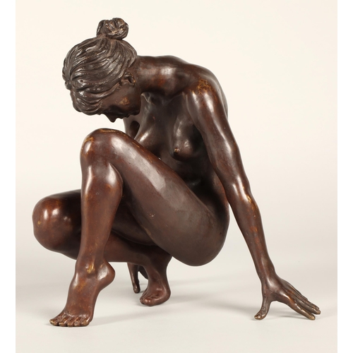 223 - Robert Cameron (British 1930-2013)ARRBronze figure of a nude titled 