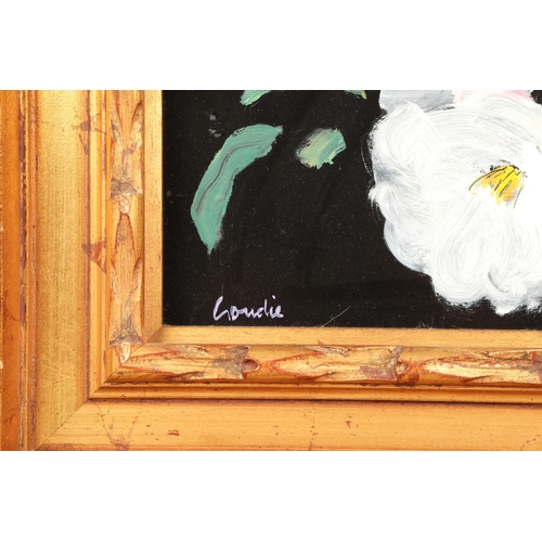 379 - Alexander Goudie R.S.A. (Scottish 1933-2004)'Flower Heads'Framed oil on board, signed29cm x 21cm ARR... 