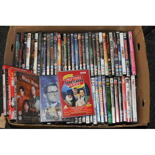 207 - Box of DVDs.