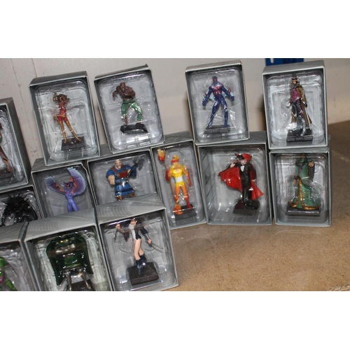 165 - Eaglemoss Marvel and DC figures.