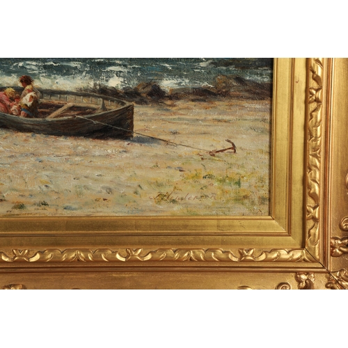 400 - Joseph Henderson RSW (Scottish 1832-1908)'Noonday'Gilt framed oil on canvas45cm x 60cm... 