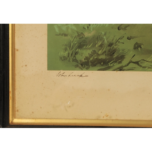 437 - John Leech (1817-1864)'Hunting Scenes'Four framed printsAll inscribedsmallest 38cm x 59cm... 