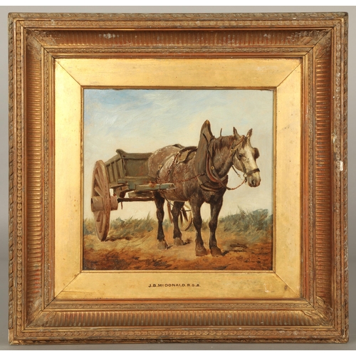 445 - John Blake McDonald R.S.A. (Scottish 1829-1901)Returns HomeGilt framed oil on board25cm x 26cm... 